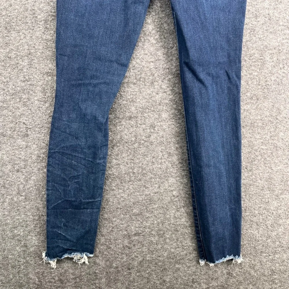 Universal Thread Womens Mid Rise Jegging Dark Wash Distressed Ripped Jeans 2/26R